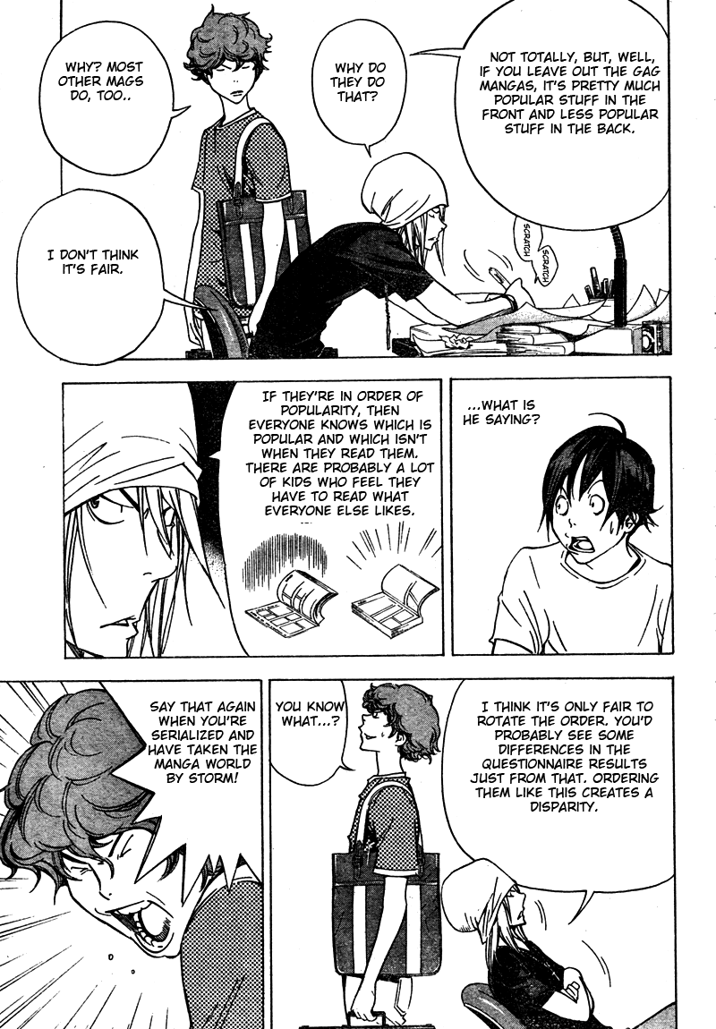 Bakuman Chapter 24 page 3 - Chapter 24: Notebooks and Characters