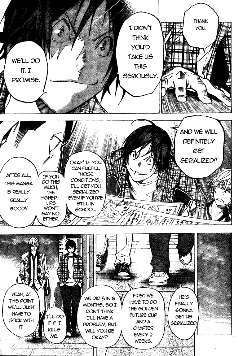 Bakuman Chapter 28 page 17 - Chapter 28: Cooperation and Conditions