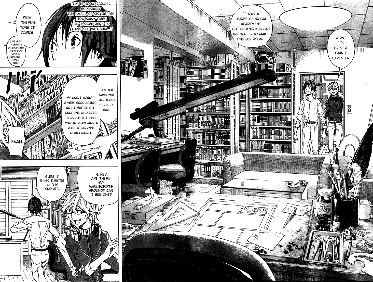 Bakuman Chapter 3 page 4 - Chapter 3: Pens and Names