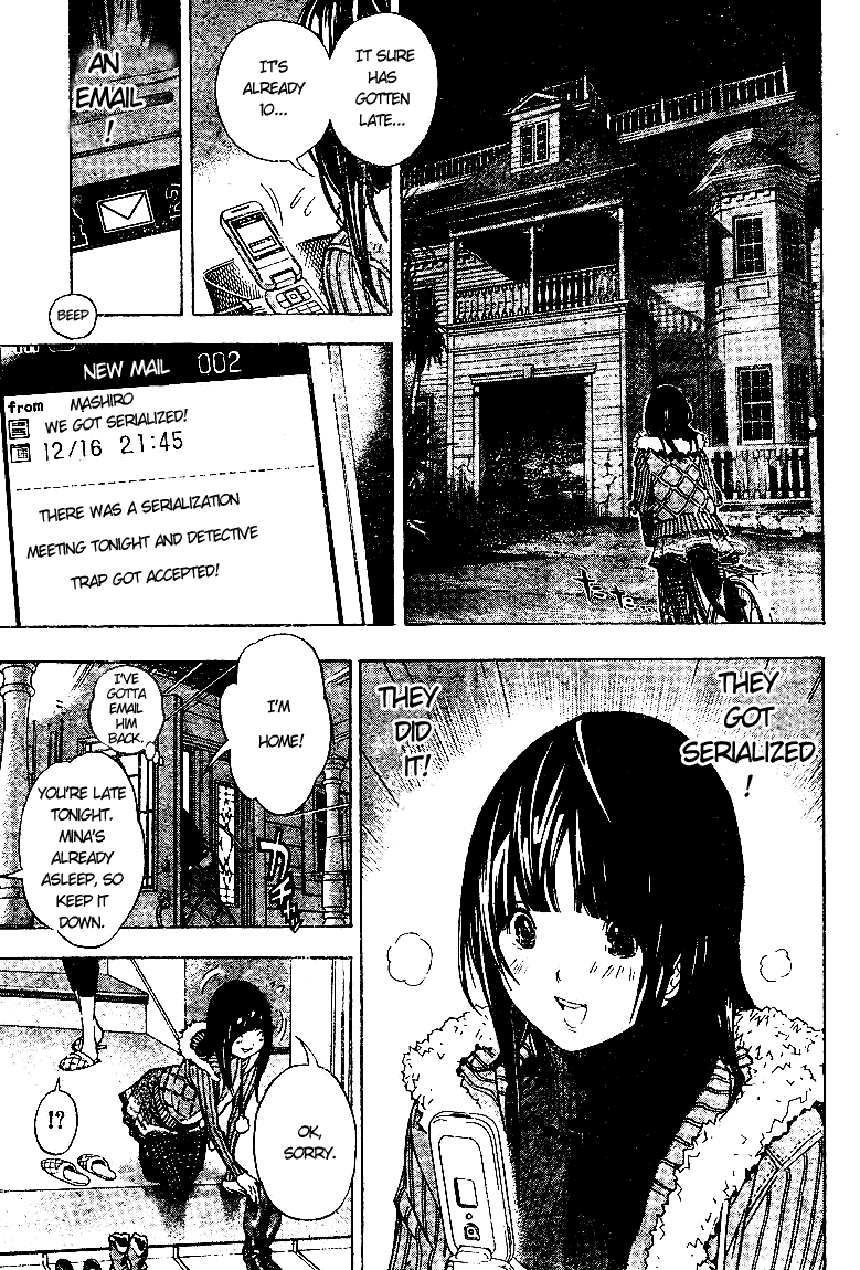 Bakuman Chapter 34 page 13 - Chapter 34: The Chaser and the Chased