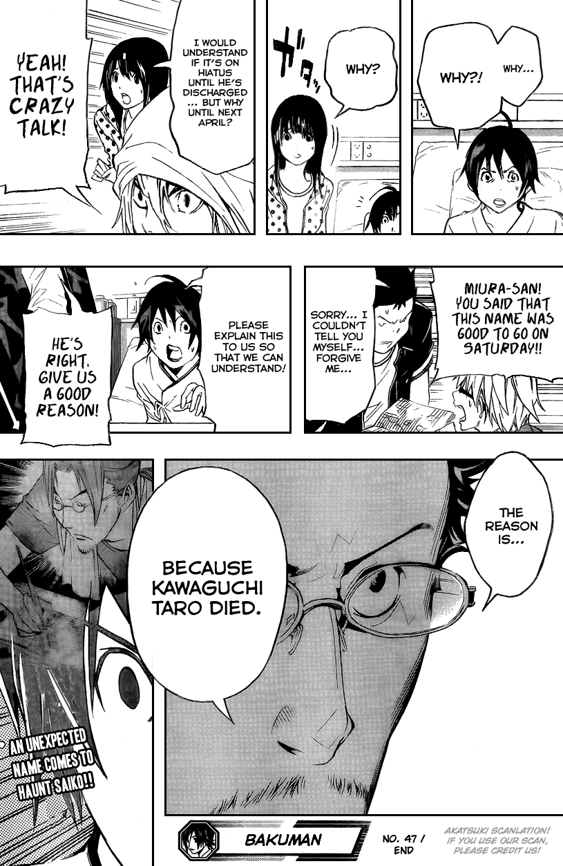 Bakuman Chapter 47 page 20 - Chapter 47: Contradictions and Reasons