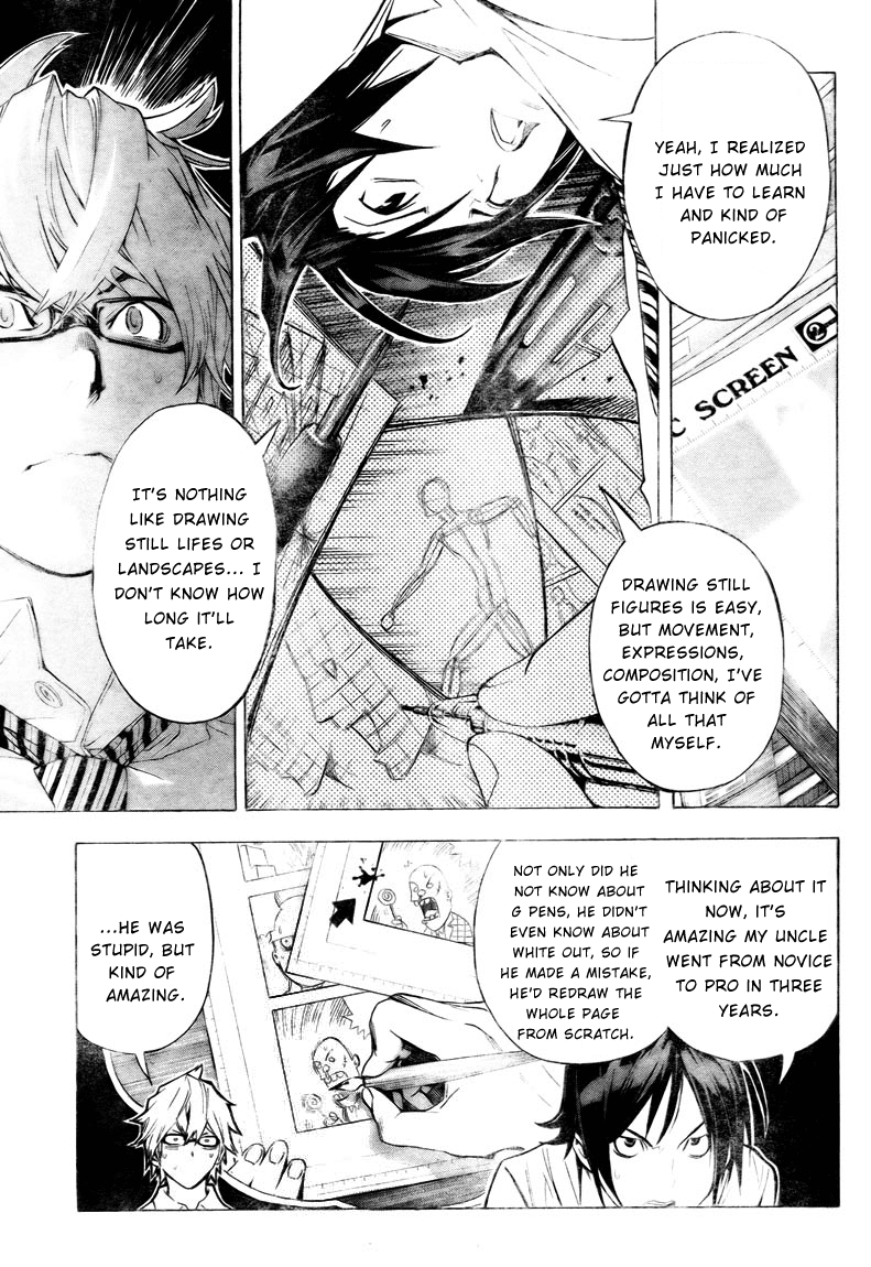 Bakuman Chapter 5 page 9 - Chapter 5: The Rules of the Mangaka