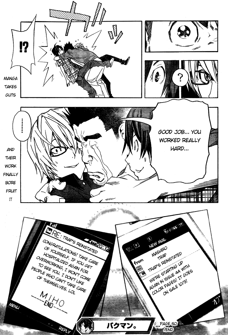 Bakuman Chapter 50 page 21 - Chapter 50: Unreasonableness and Guts