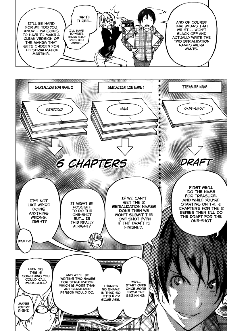 Bakuman Chapter 55 page 18 - Chapter 55: 3 Illustrations and 3 Stories
