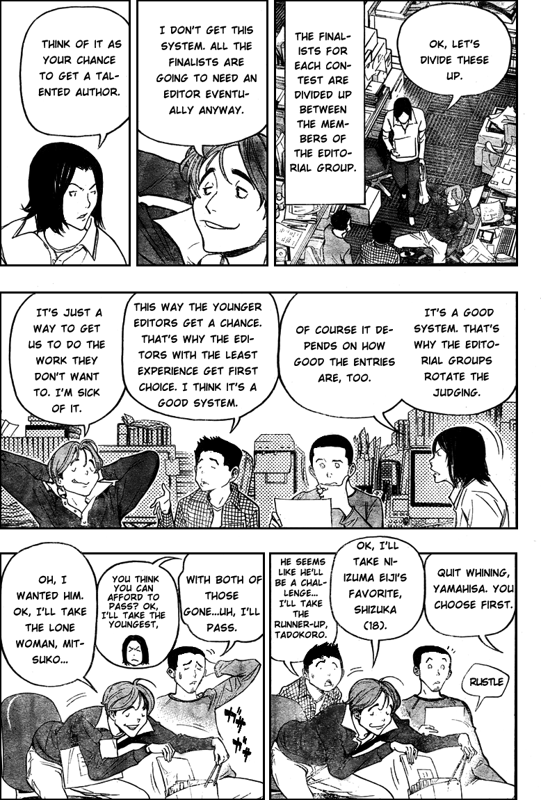 Bakuman Chapter 57 page 11 - Chapter 57: Division and A Tie