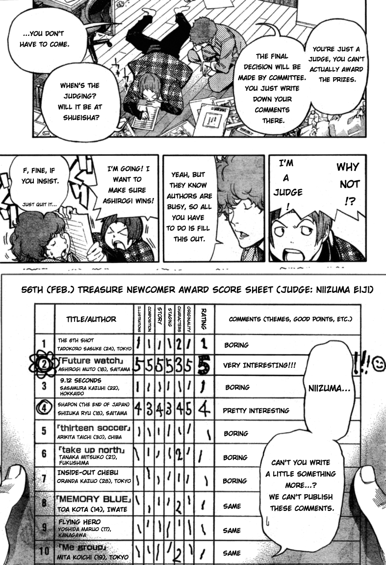 Bakuman Chapter 57 page 7 - Chapter 57: Division and A Tie