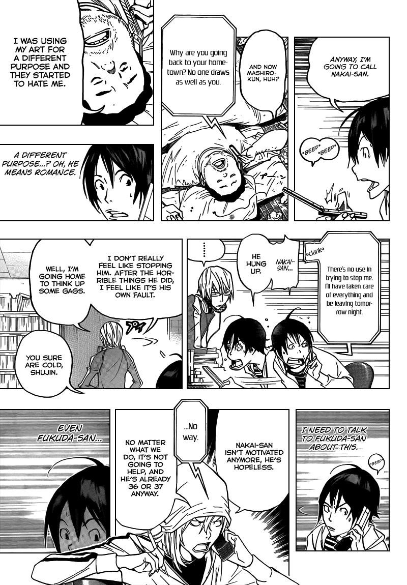 Bakuman Chapter 69 page 15 - Chapter 69: Home and A Special Relationship