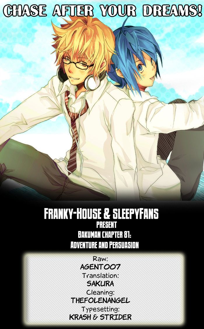 Bakuman Chapter 81 page 20 - Chapter 81: Adventure and Persuation