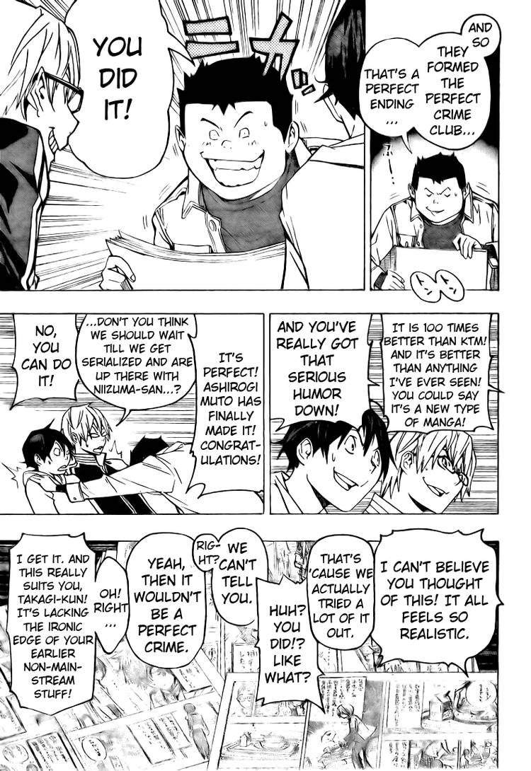 Bakuman Chapter 85 page 5 - Chapter 85: The Perfect Crime and the First Hurdle