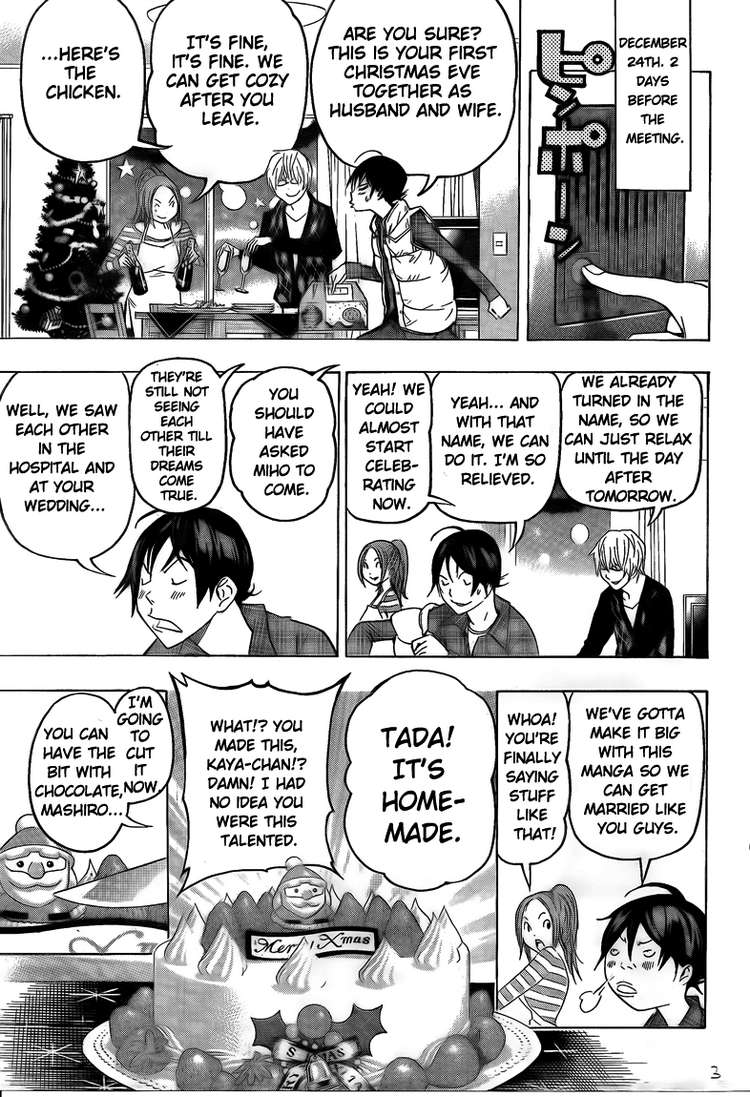 Bakuman Chapter 86 page 3 - Chapter 86: Winning and Losing