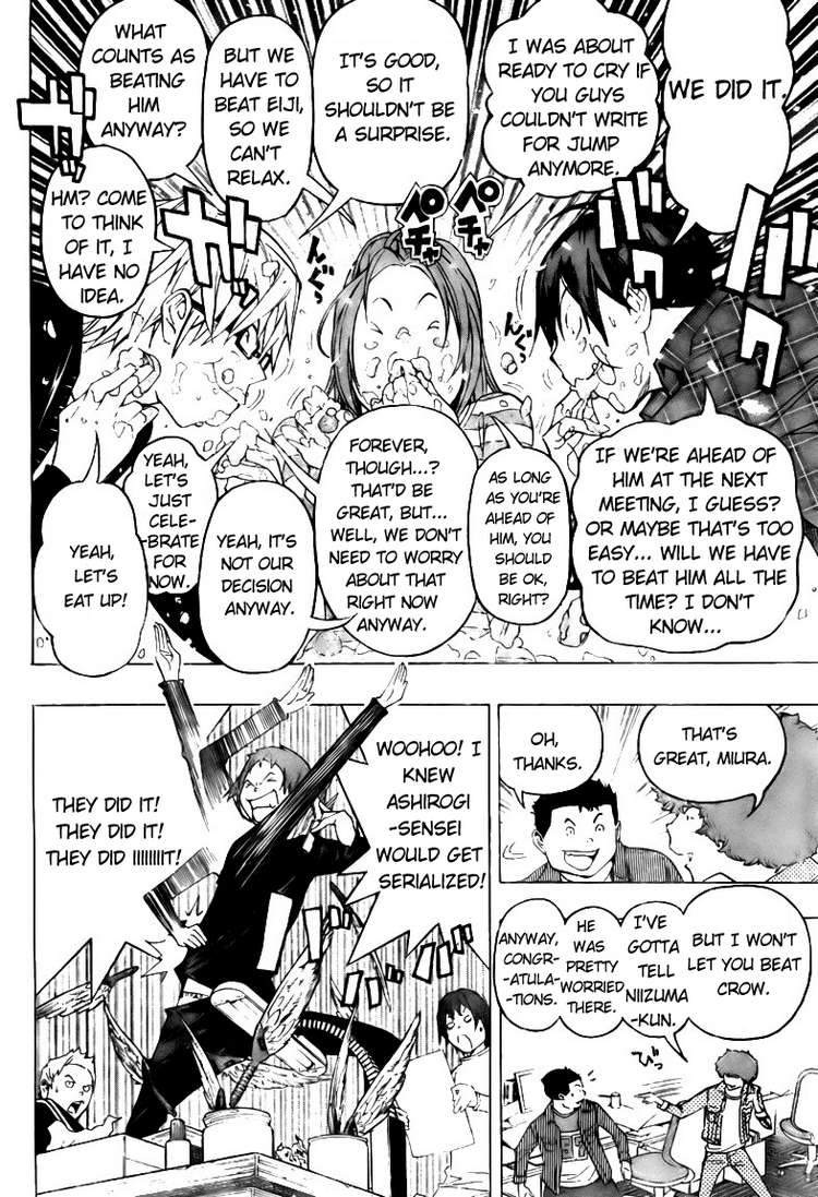 Bakuman Chapter 87 page 10 - Chapter 87: Cake and Formidable Enemies