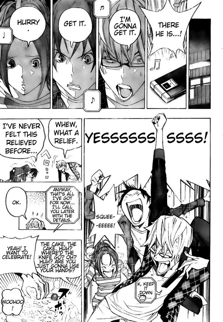 Bakuman Chapter 87 page 9 - Chapter 87: Cake and Formidable Enemies