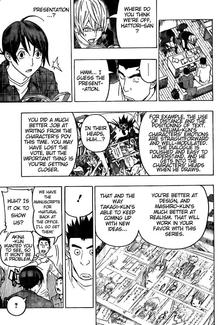 Bakuman Chapter 88 page 11 - Chapter 88: Presentation and Imagination