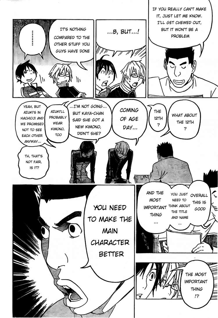 Bakuman Chapter 89 page 14 - Chapter 89: Title and Character Design