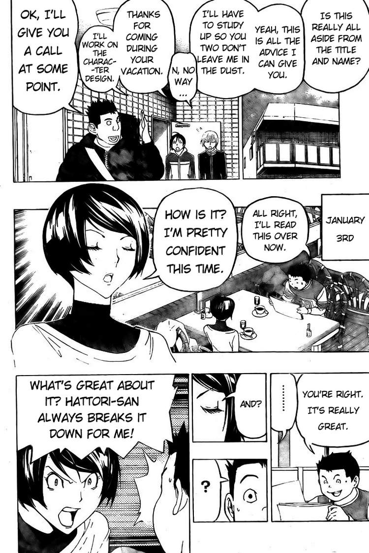 Bakuman Chapter 89 page 16 - Chapter 89: Title and Character Design