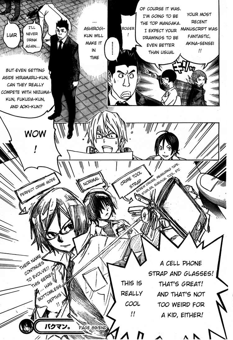 Bakuman Chapter 89 page 19 - Chapter 89: Title and Character Design
