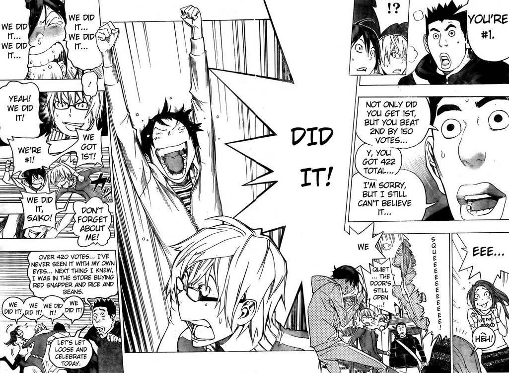 Bakuman Chapter 91 page 10 - Chapter 91: Votes and Graphs