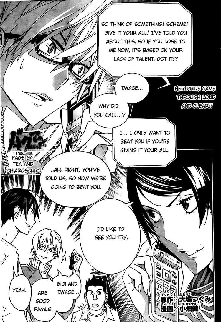 Bakuman Chapter 94 page 1 - Chapter 94: Tea and Chiaroscuro
