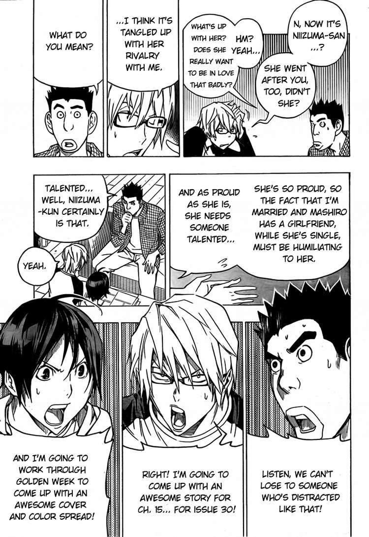 Bakuman Chapter 95 page 15 - Chapter 95: Every Night and Fusion