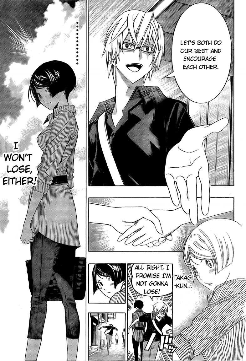 Bakuman Chapter 98 page 14 - Chapter 98: Handshake and Adjustments