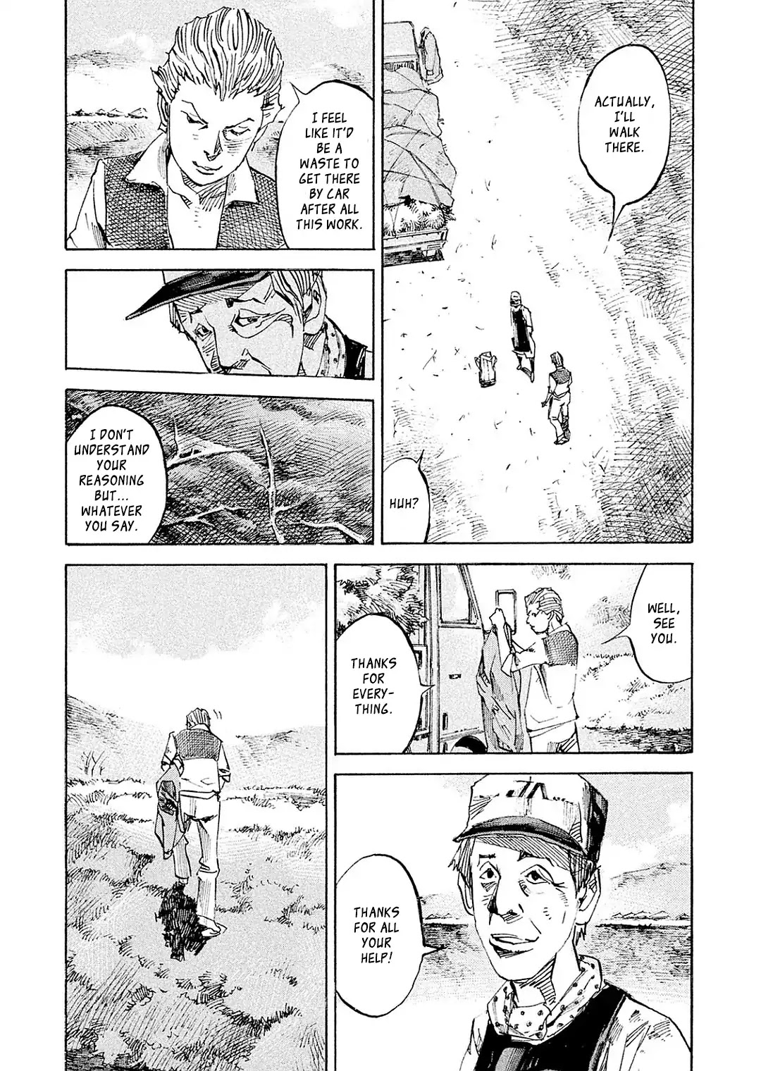 Bakuon Rettou Chapter 105 page 16 - Chapter 105: Work In A Field Of Peanuts [END]