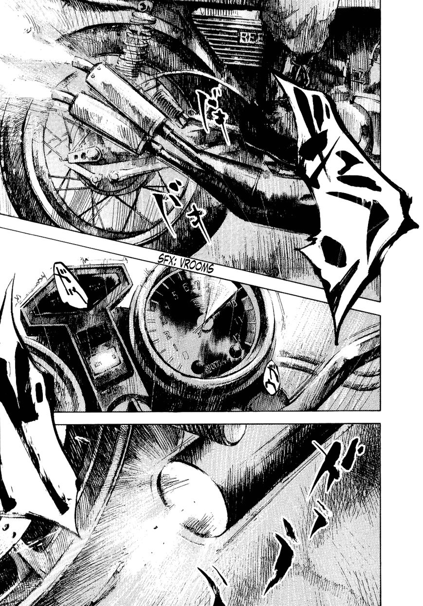 Bakuon Rettou Chapter 49 page 1 - Chapter 49 : Flame