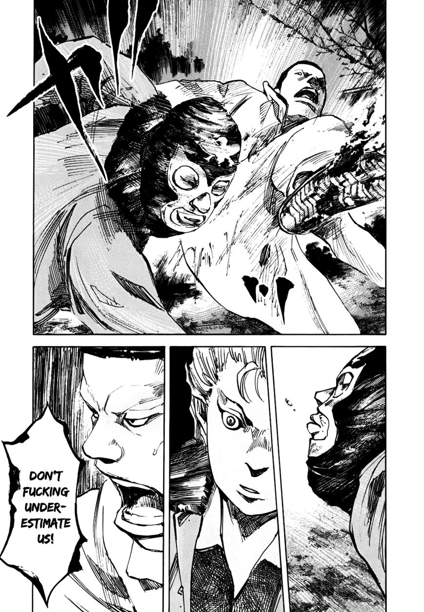 Bakuon Rettou Chapter 60 page 14 - Chapter 60 : Shocker's Soul