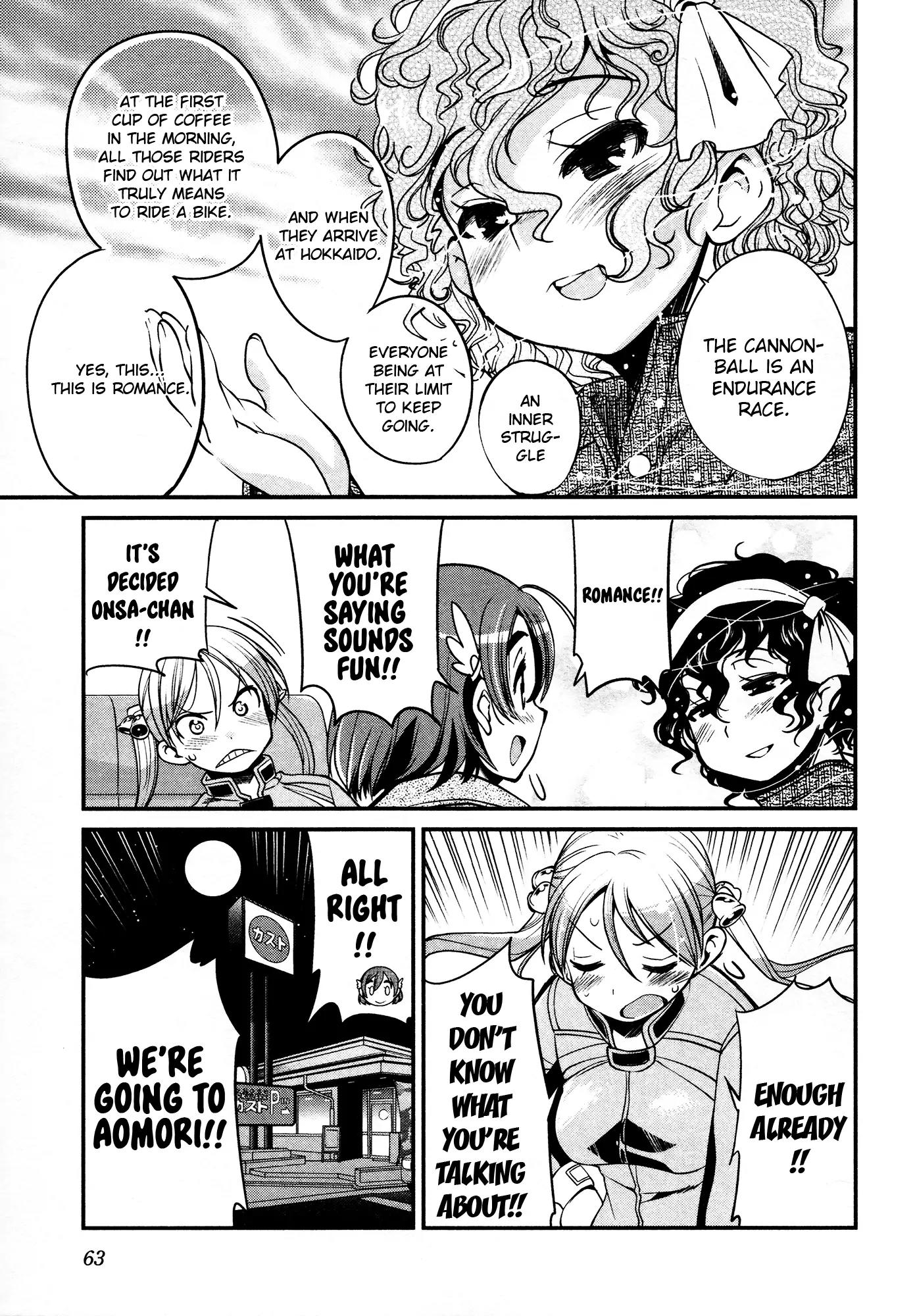 Bakuon!! Chapter 11 page 10 - Chapter 11: Cannonball!!