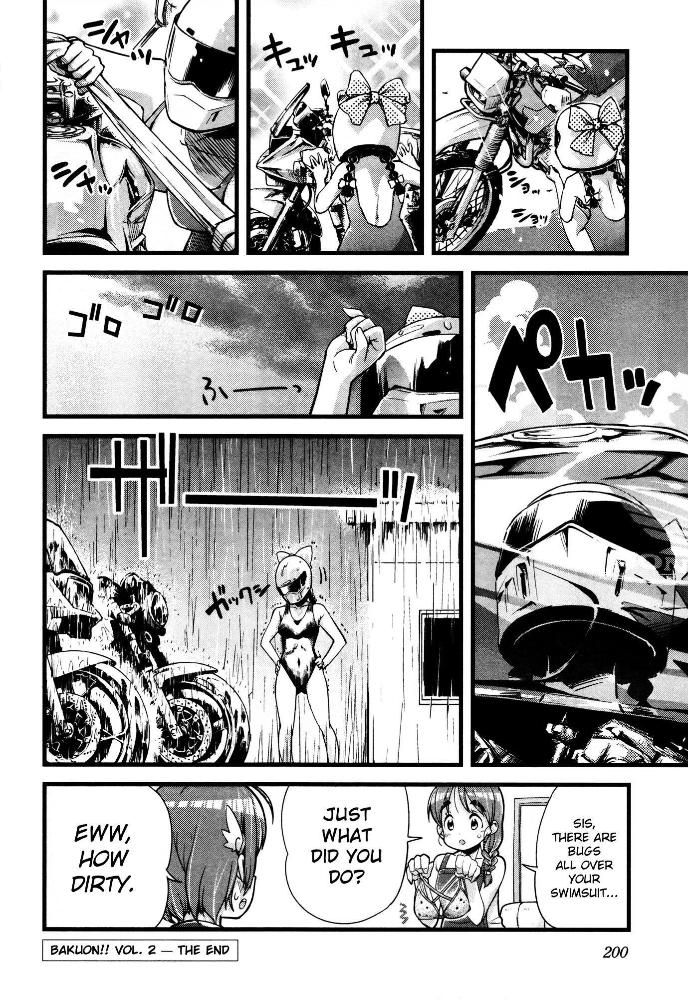 Bakuon!! Chapter 16 page 12 - Chapter 16: Bike Wash!!