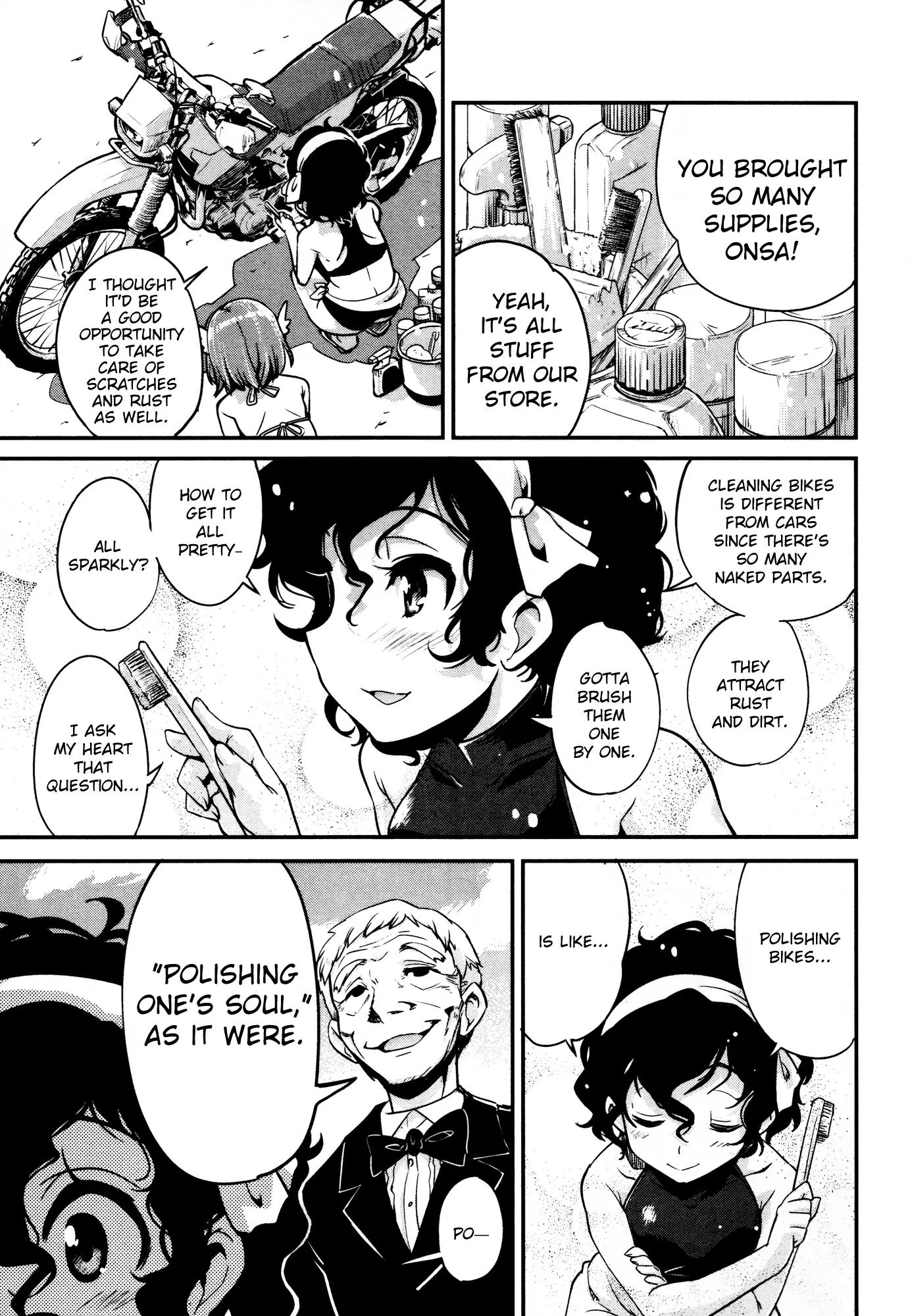 Bakuon!! Chapter 16 page 5 - Chapter 16: Bike Wash!!