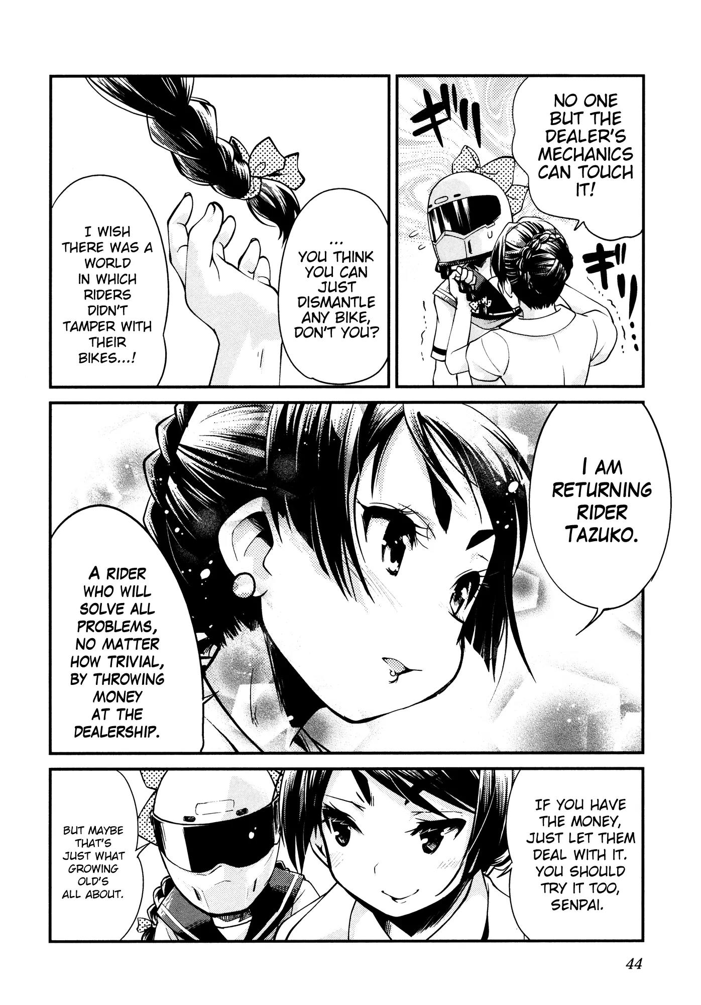 Bakuon!! Chapter 18 page 13 - Chapter 18: Old Stories!!