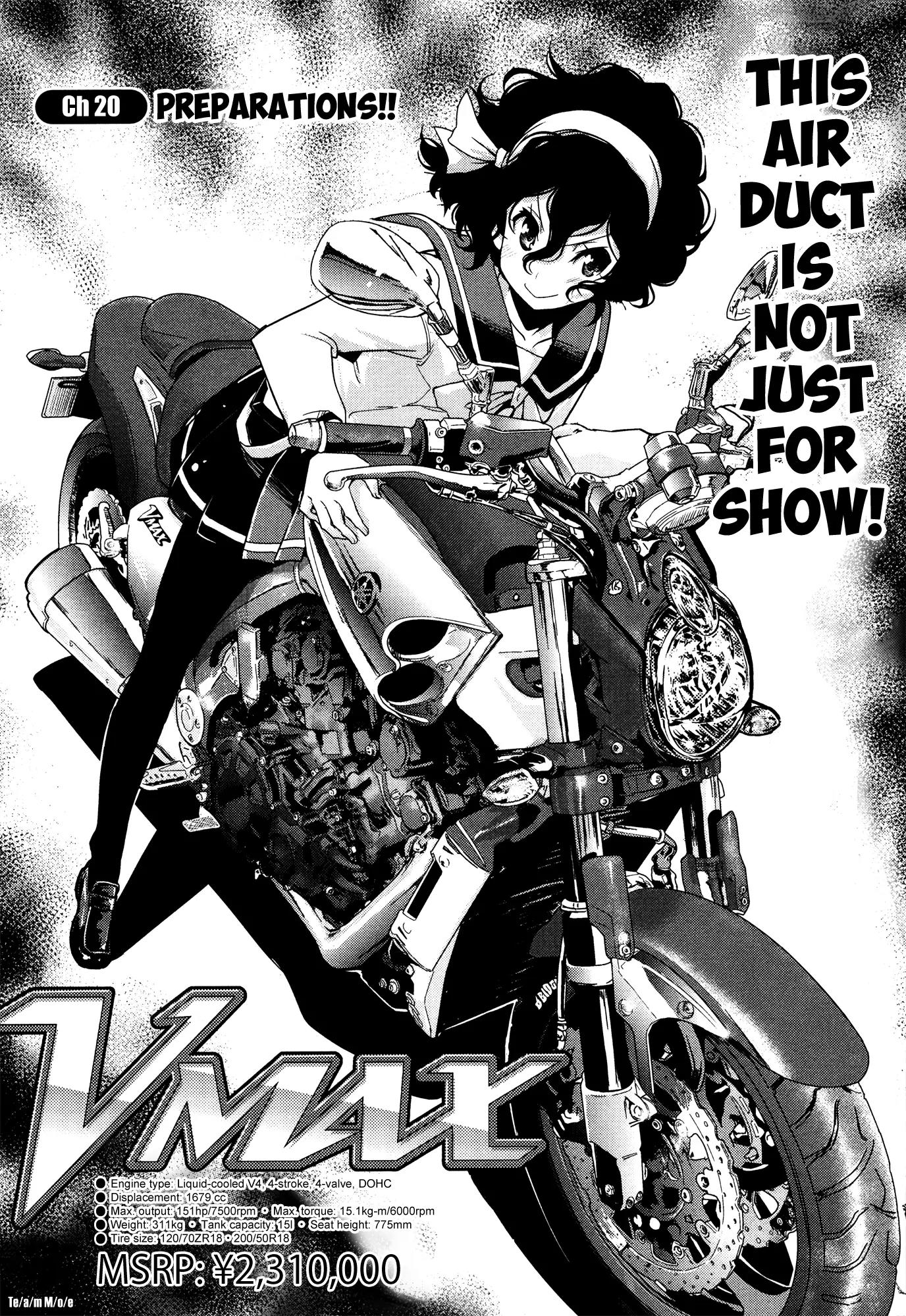 Bakuon!! Chapter 20 page 1 - Chapter 20: Preparations!!