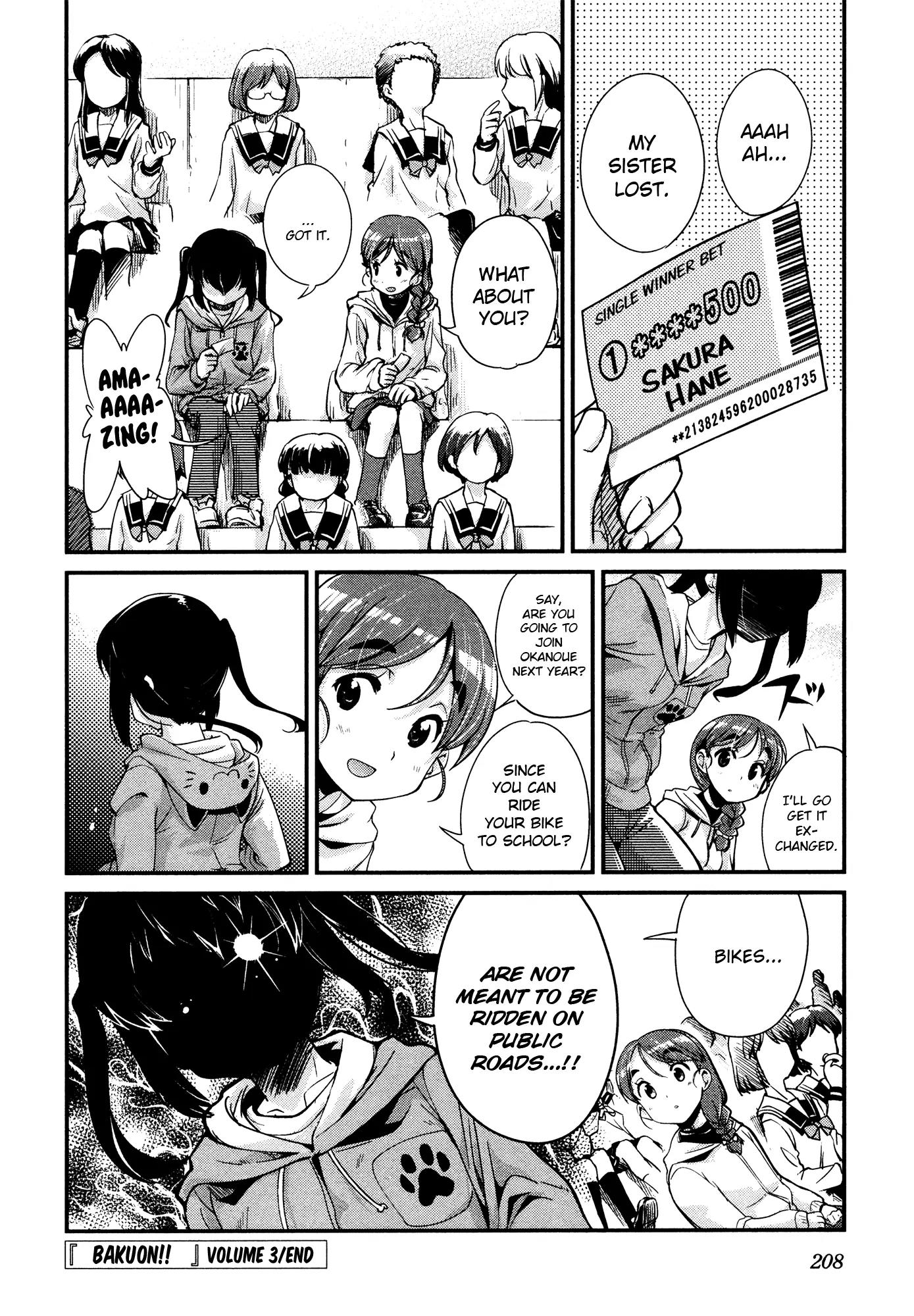 Bakuon!! Chapter 23 page 31 - Chapter 23: Conclusion!!