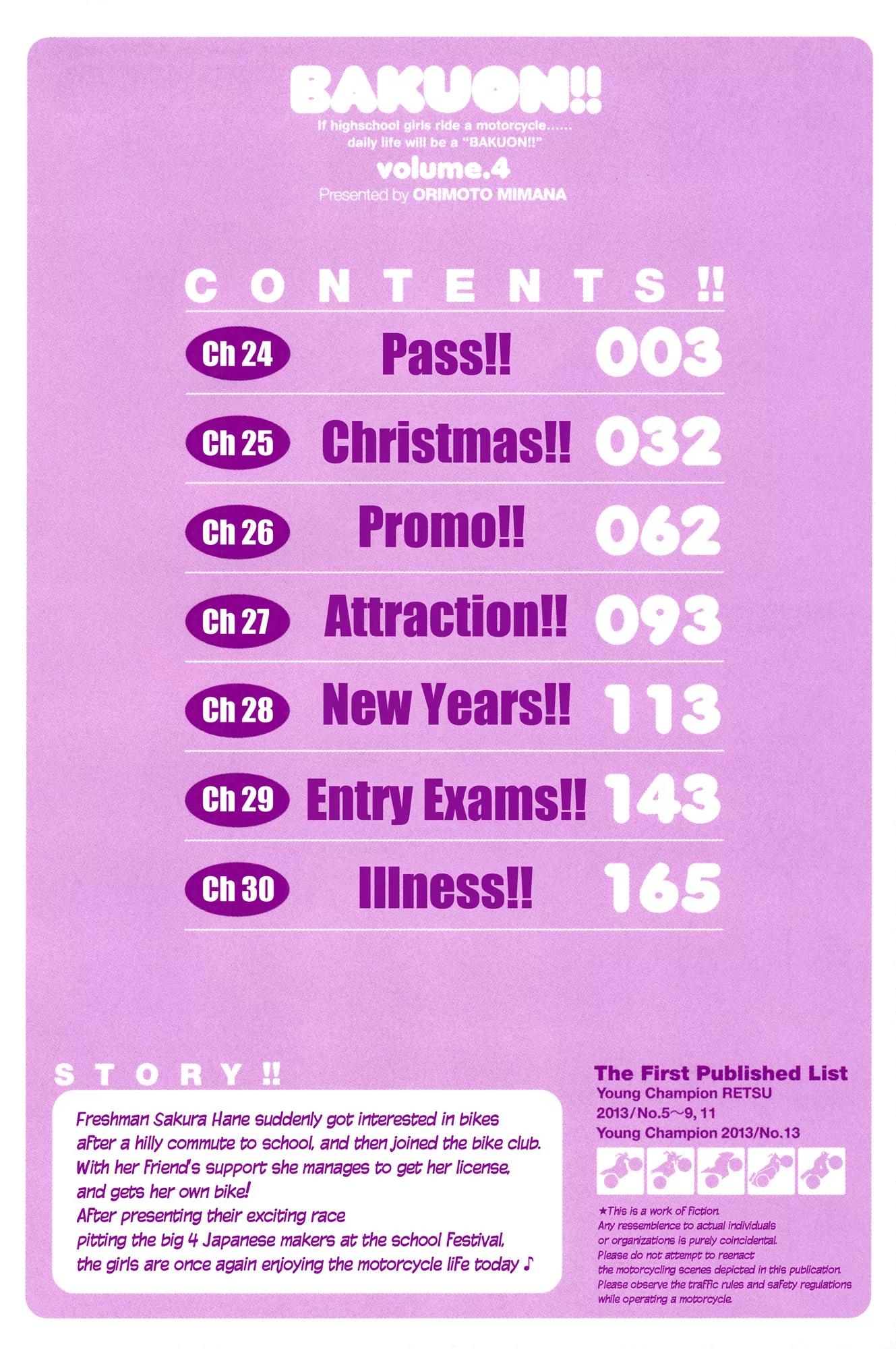 Bakuon!! Chapter 24 page 4 - Chapter 24: Pass!!