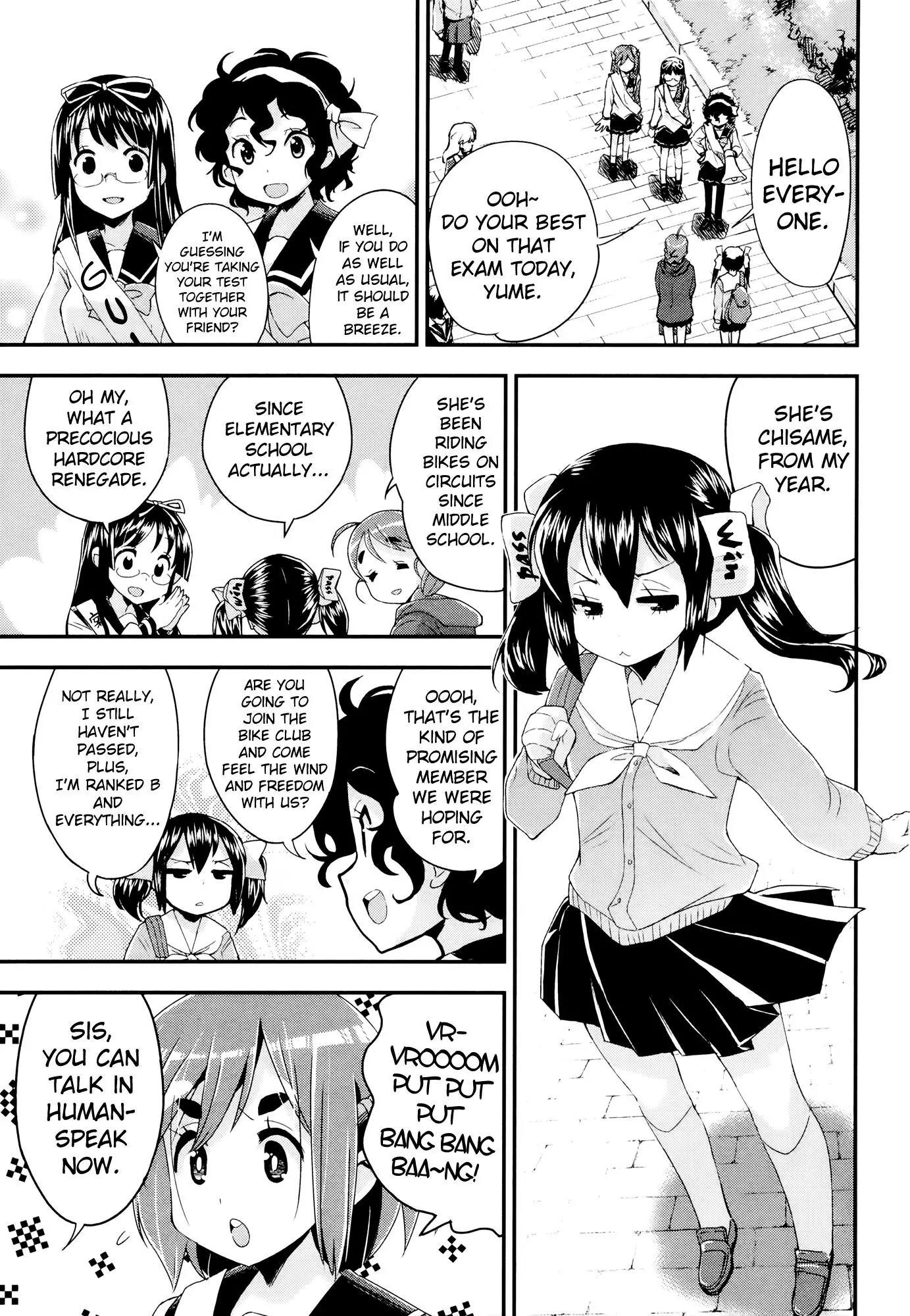 Bakuon!! Chapter 29 page 5 - Chapter 29: Entry Exams!!