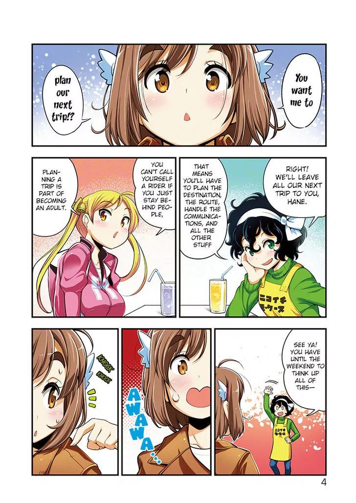 Bakuon!! Chapter 30.2 page 4 - Chapter 30.2: MotoLINC Ch 1: Yesterday's Explanation!!