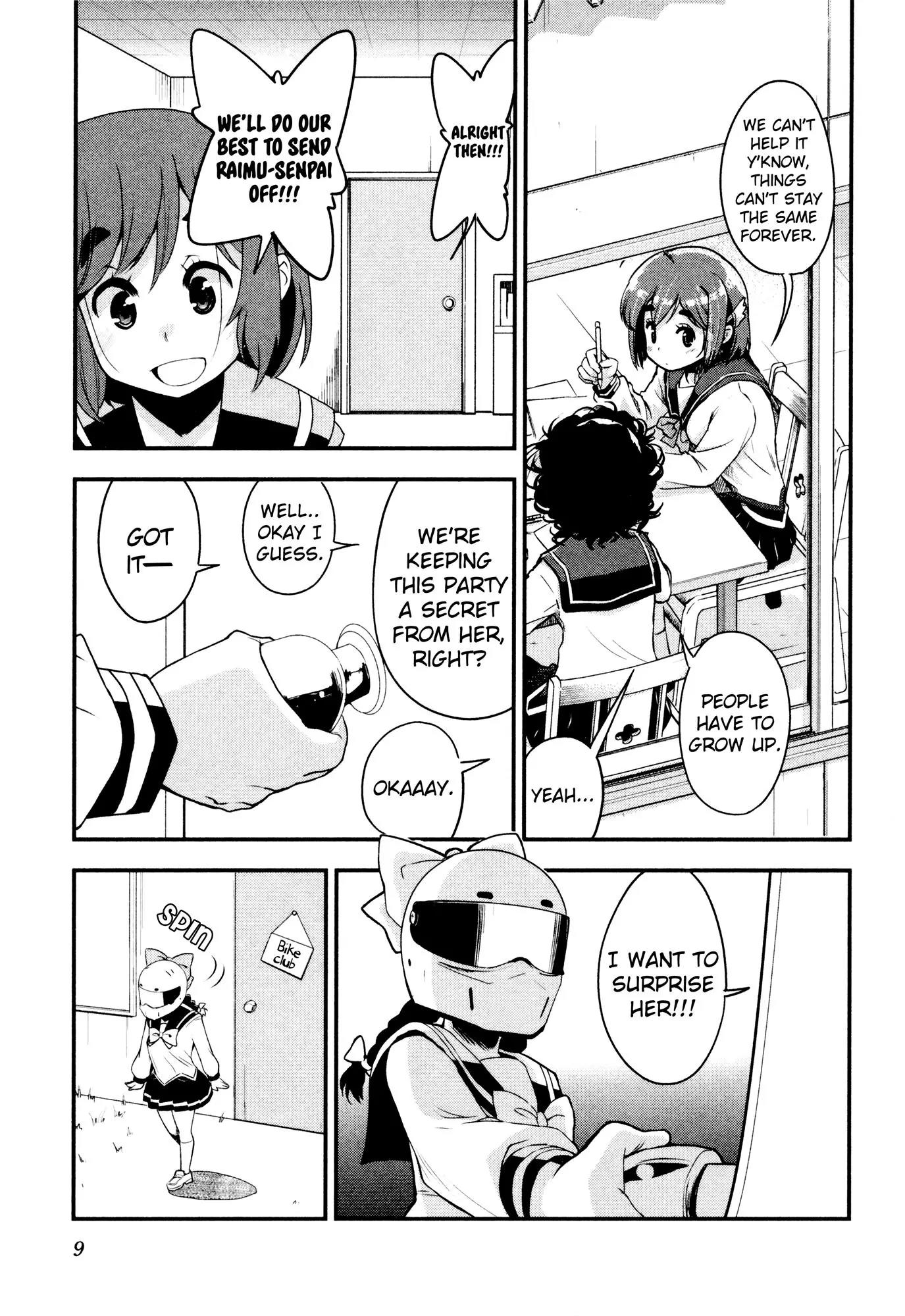 Bakuon!! Chapter 31 page 9 - Chapter 31: Graduation!!