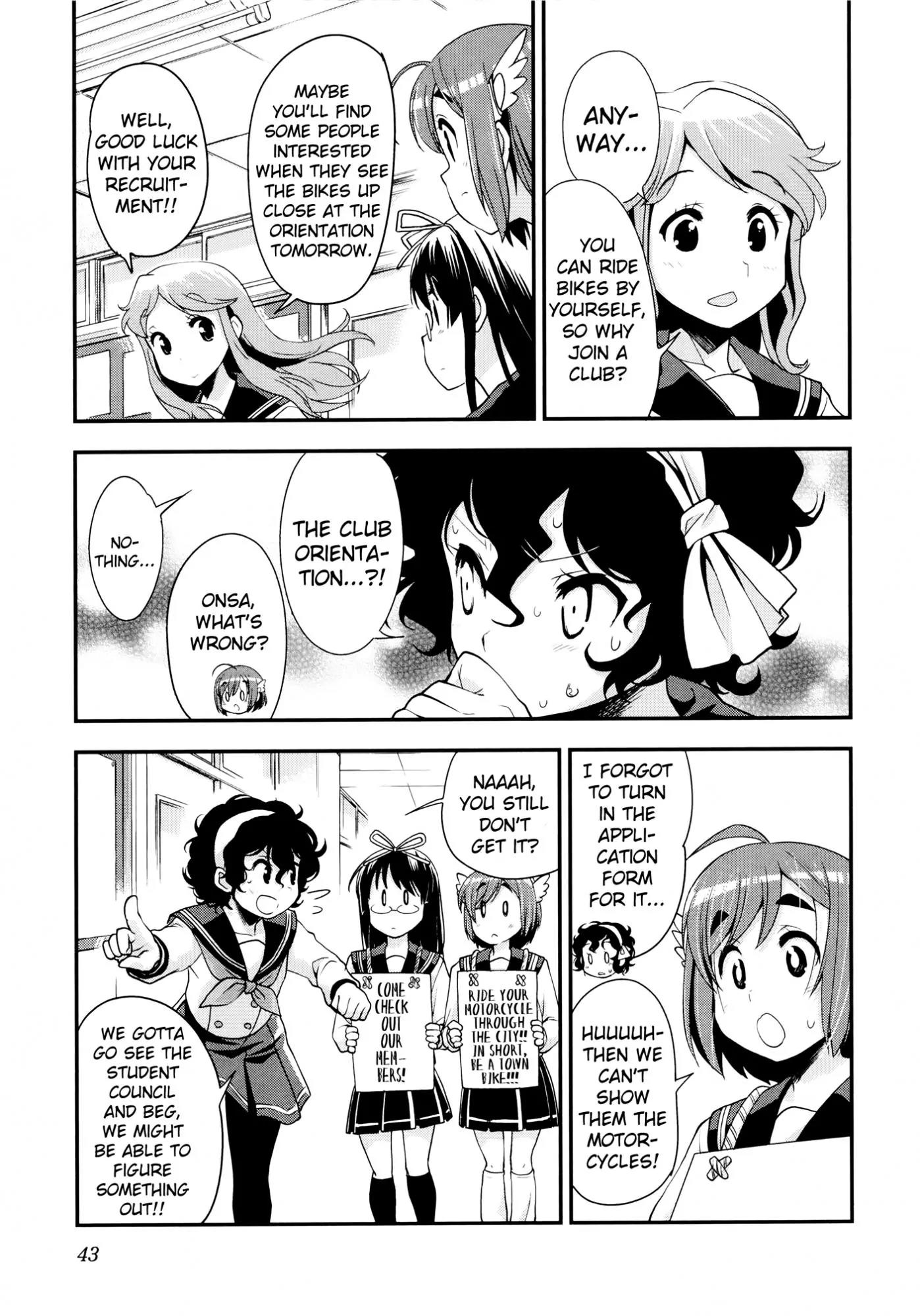 Bakuon!! Chapter 32 page 11 - Chapter 32: Freshmen!!