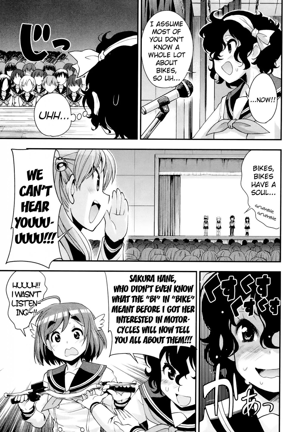 Bakuon!! Chapter 32 page 21 - Chapter 32: Freshmen!!