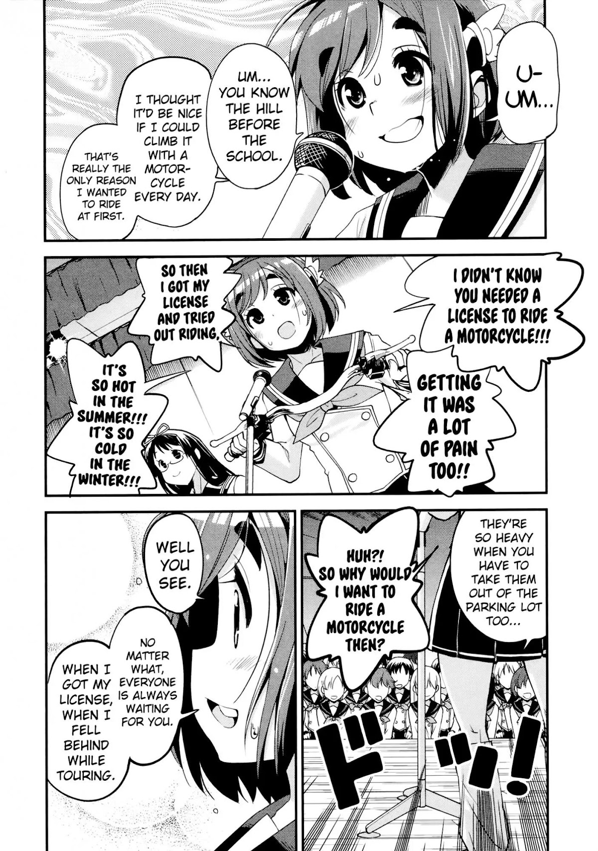 Bakuon!! Chapter 32 page 22 - Chapter 32: Freshmen!!