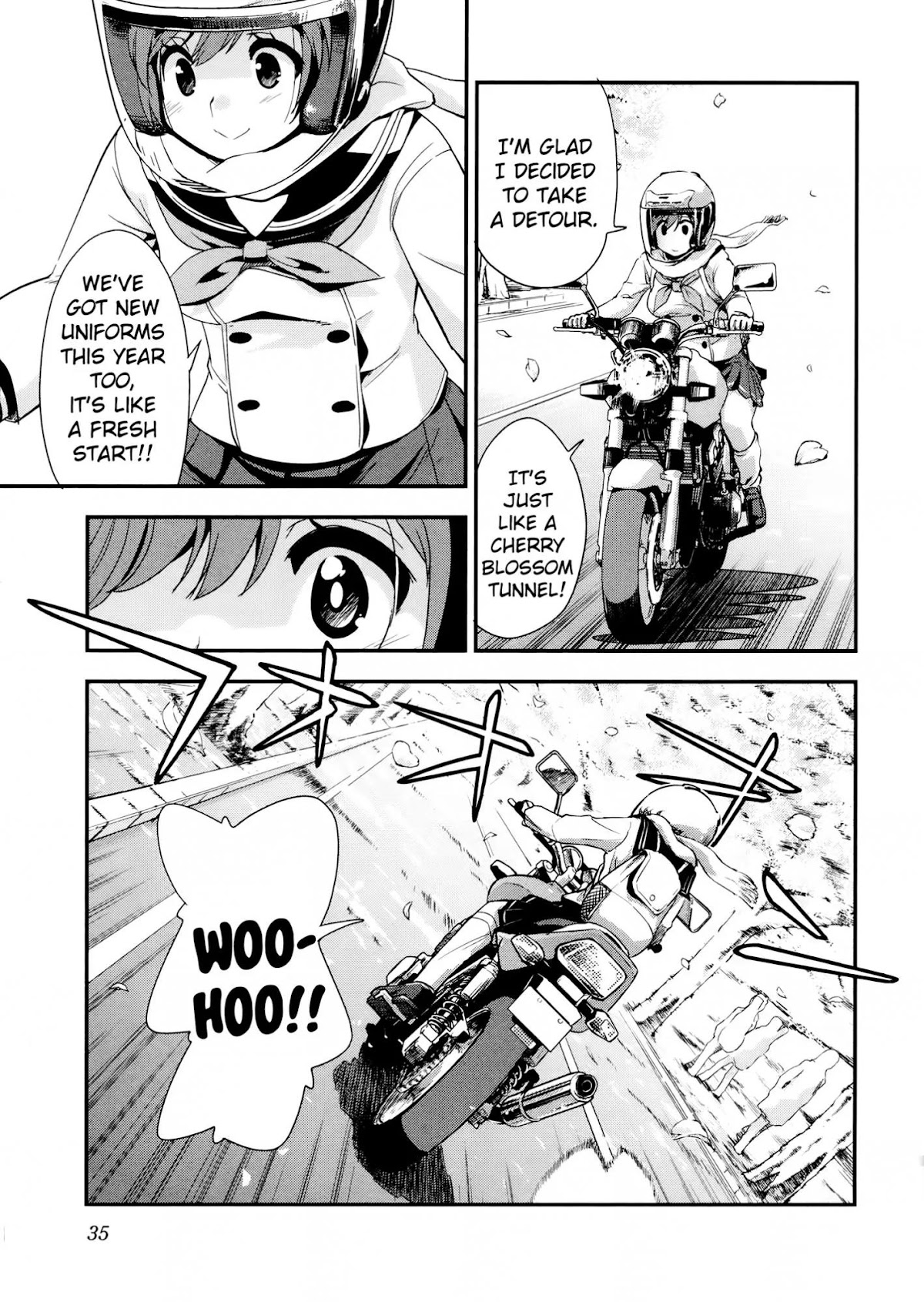 Bakuon!! Chapter 32 page 3 - Chapter 32: Freshmen!!
