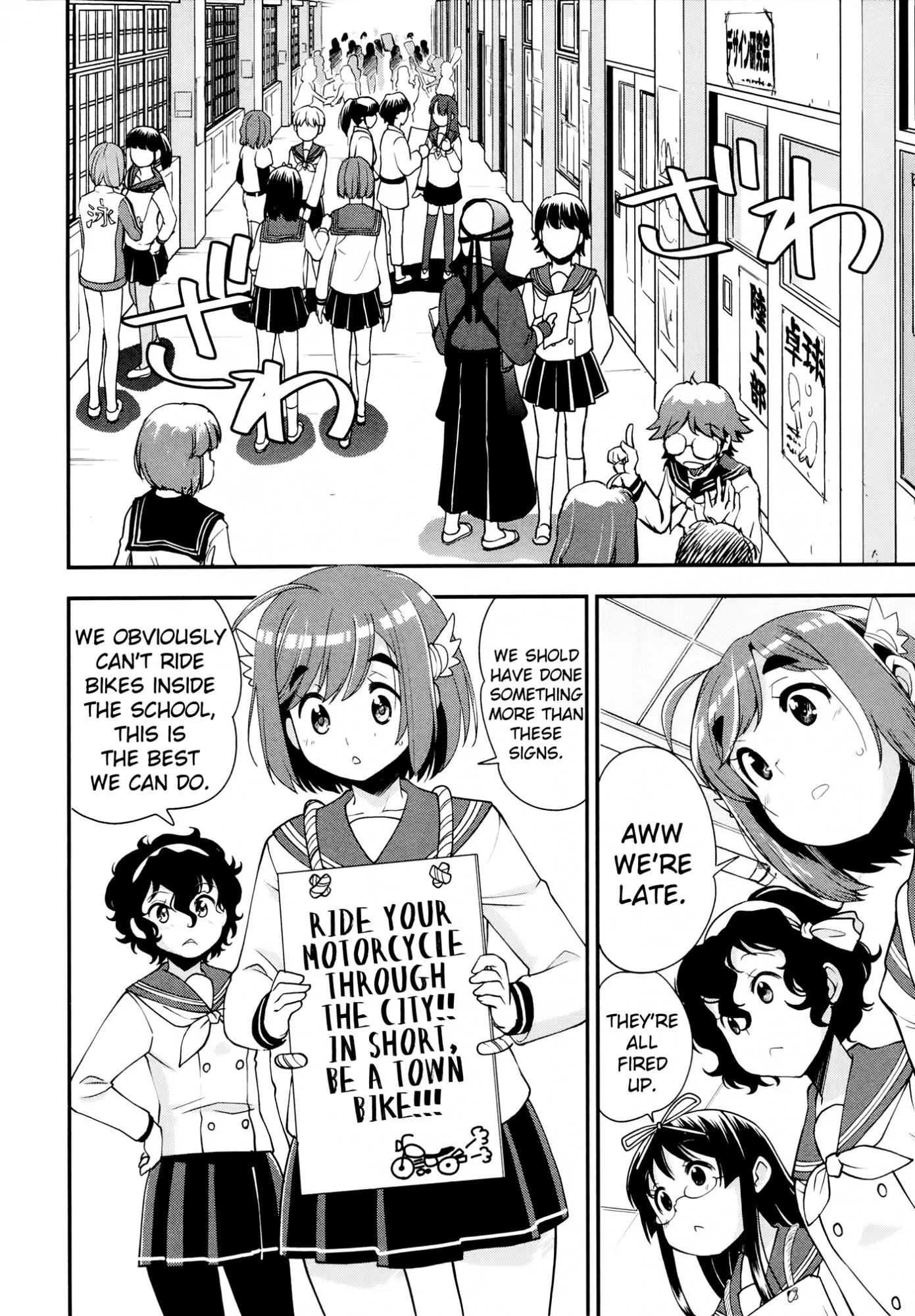 Bakuon!! Chapter 32 page 8 - Chapter 32: Freshmen!!