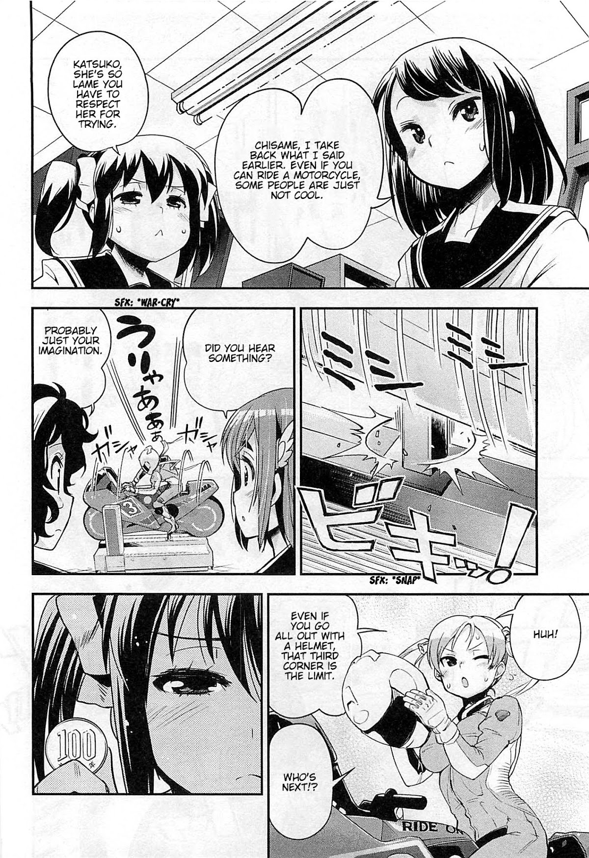 Bakuon!! Chapter 34 page 17 - Chapter 34: Hang On!!
