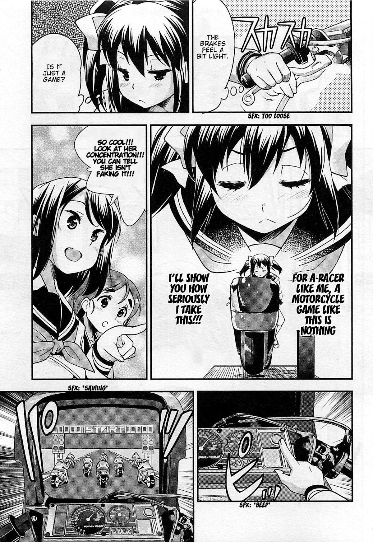 Bakuon!! Chapter 34 page 8 - Chapter 34: Hang On!!