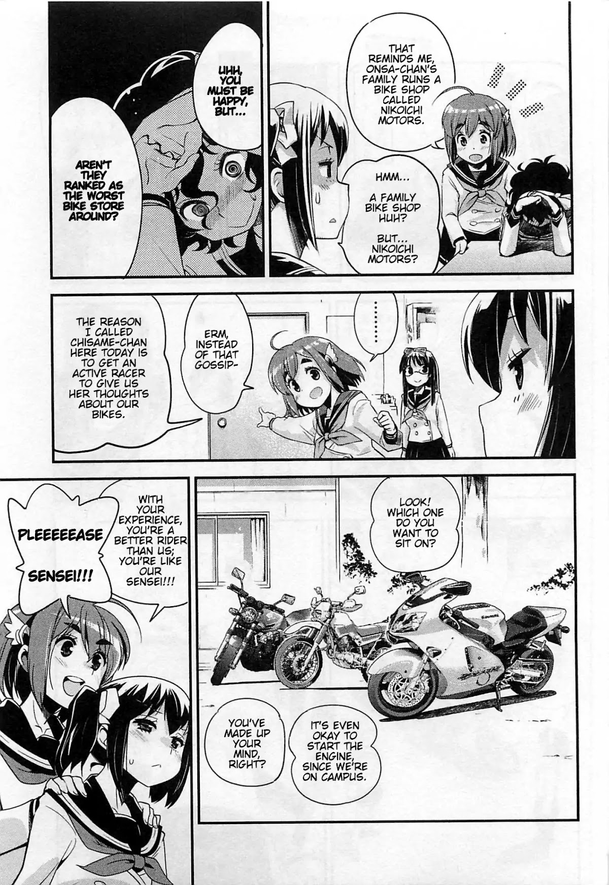 Bakuon!! Chapter 35 page 14 - Chapter 35: Joining!!