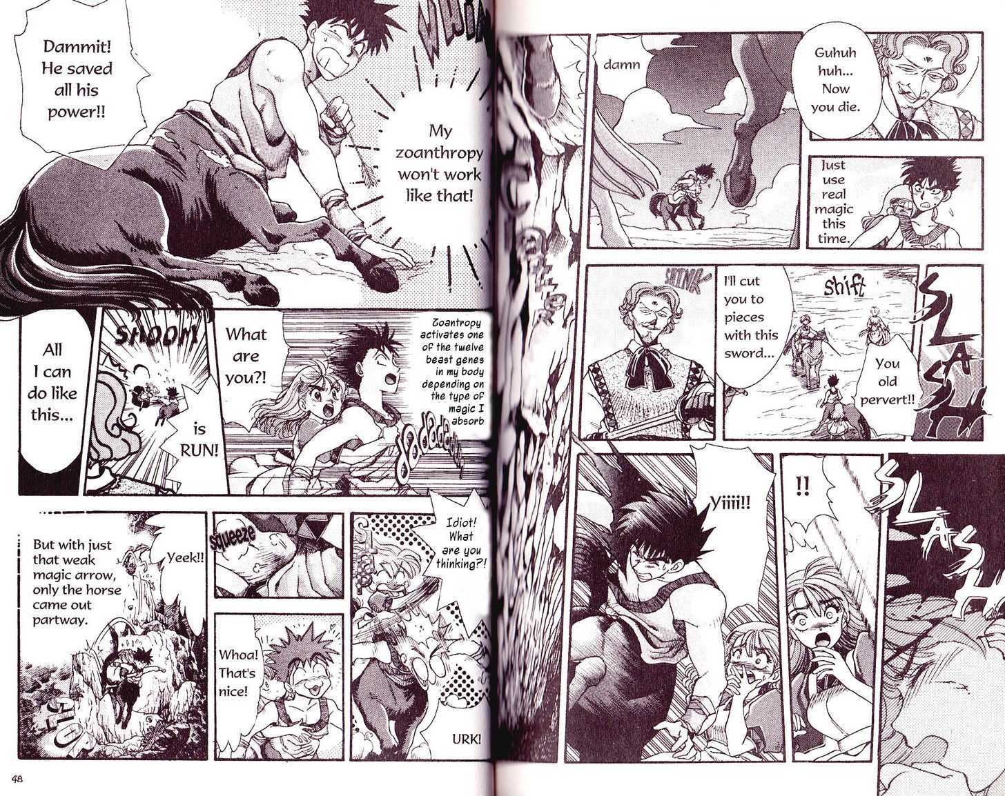 Bakuretsu Hunters Chapter 2 page 8 - Chapter 2 : The Magic Flower Road