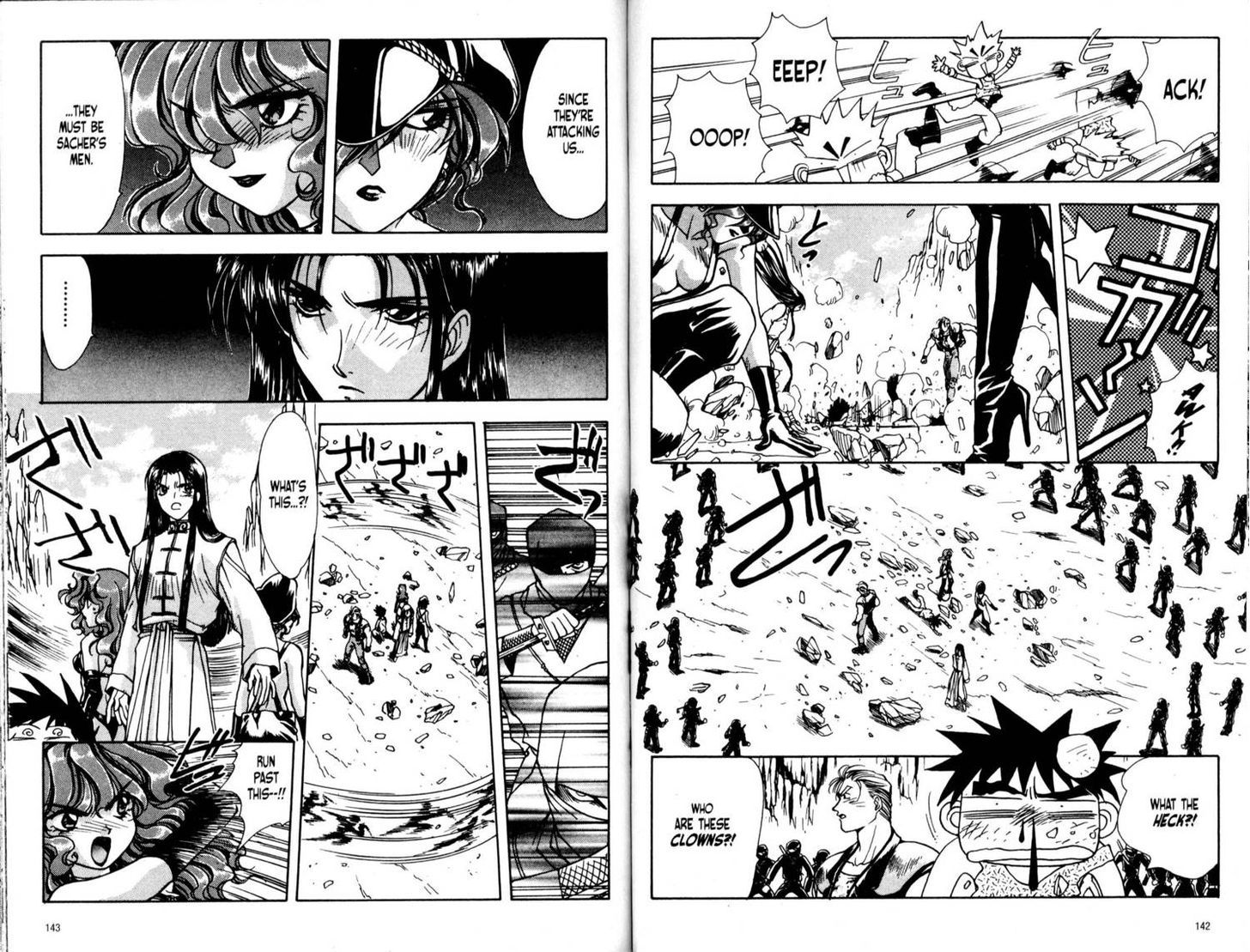 Bakuretsu Hunters Chapter 34 page 6 - Chapter 34