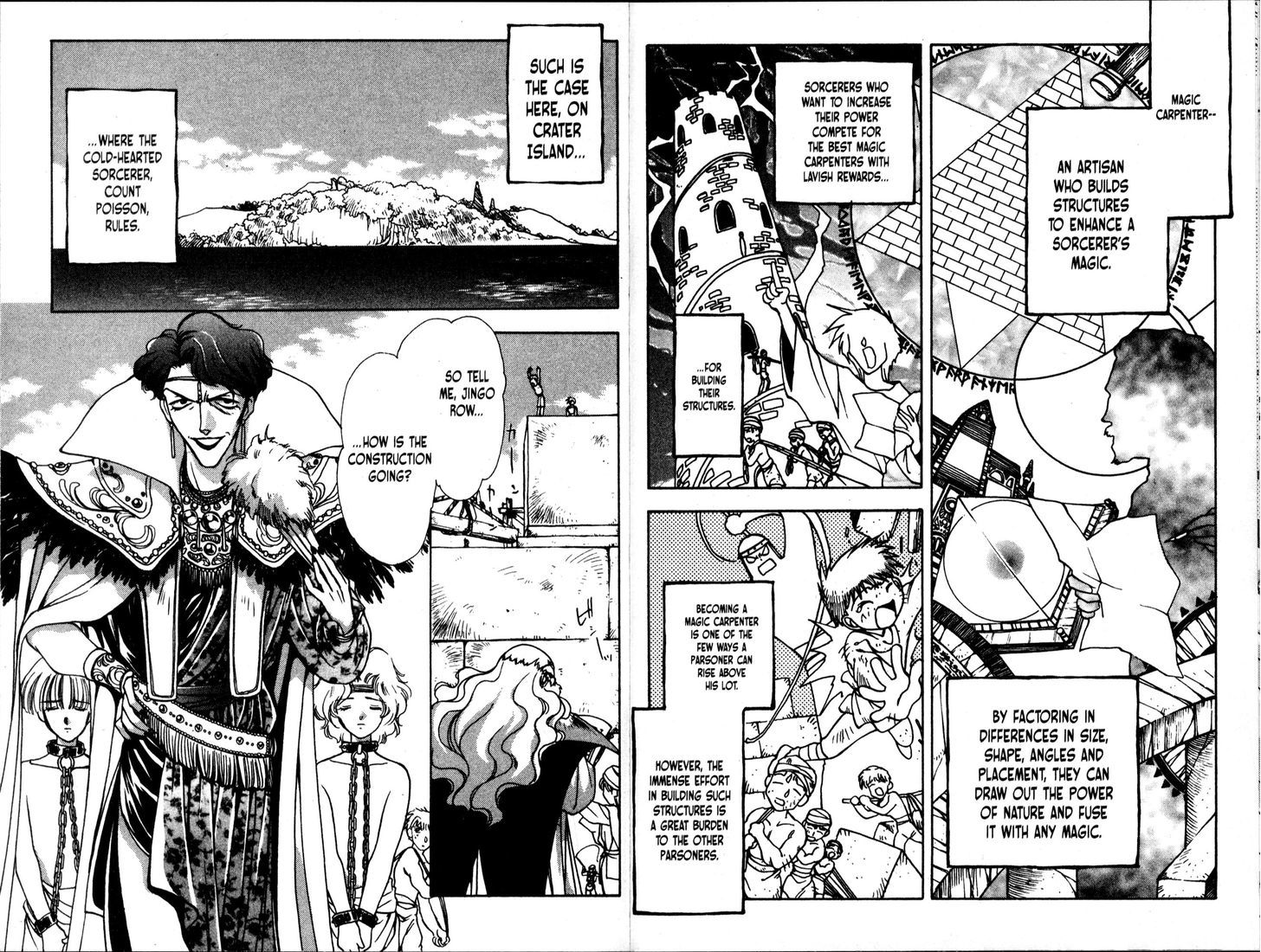 Bakuretsu Hunters Chapter 43 page 2 - Chapter 43 : Magic carpenter