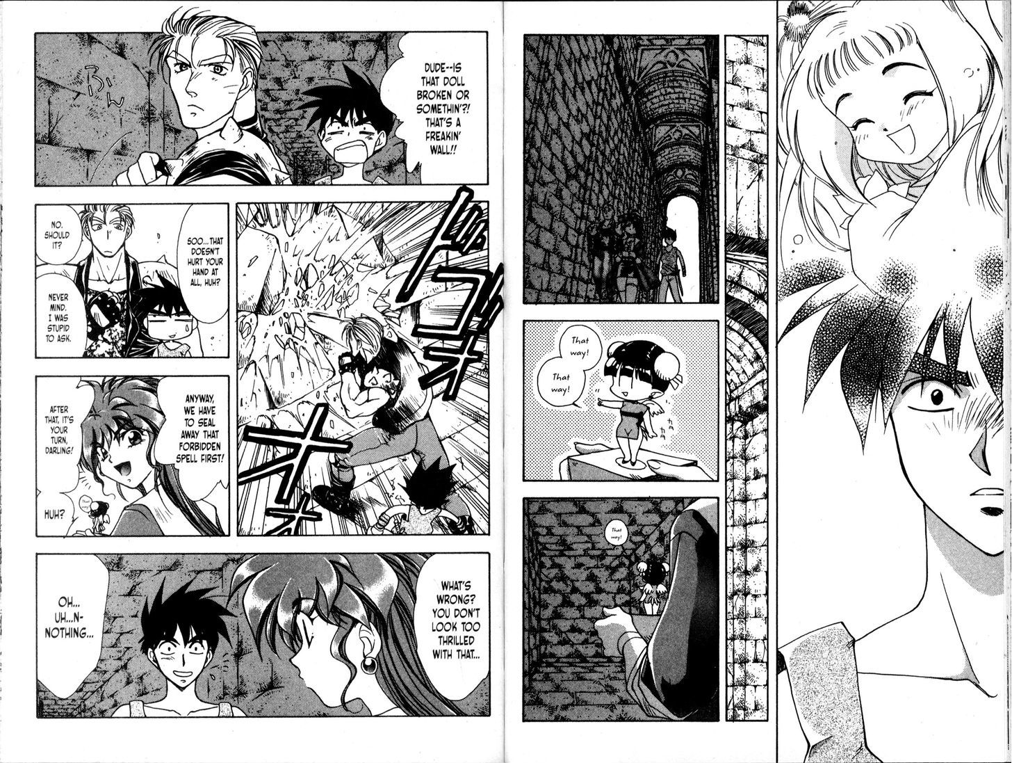 Bakuretsu Hunters Chapter 43 page 55 - Chapter 43 : Magic carpenter