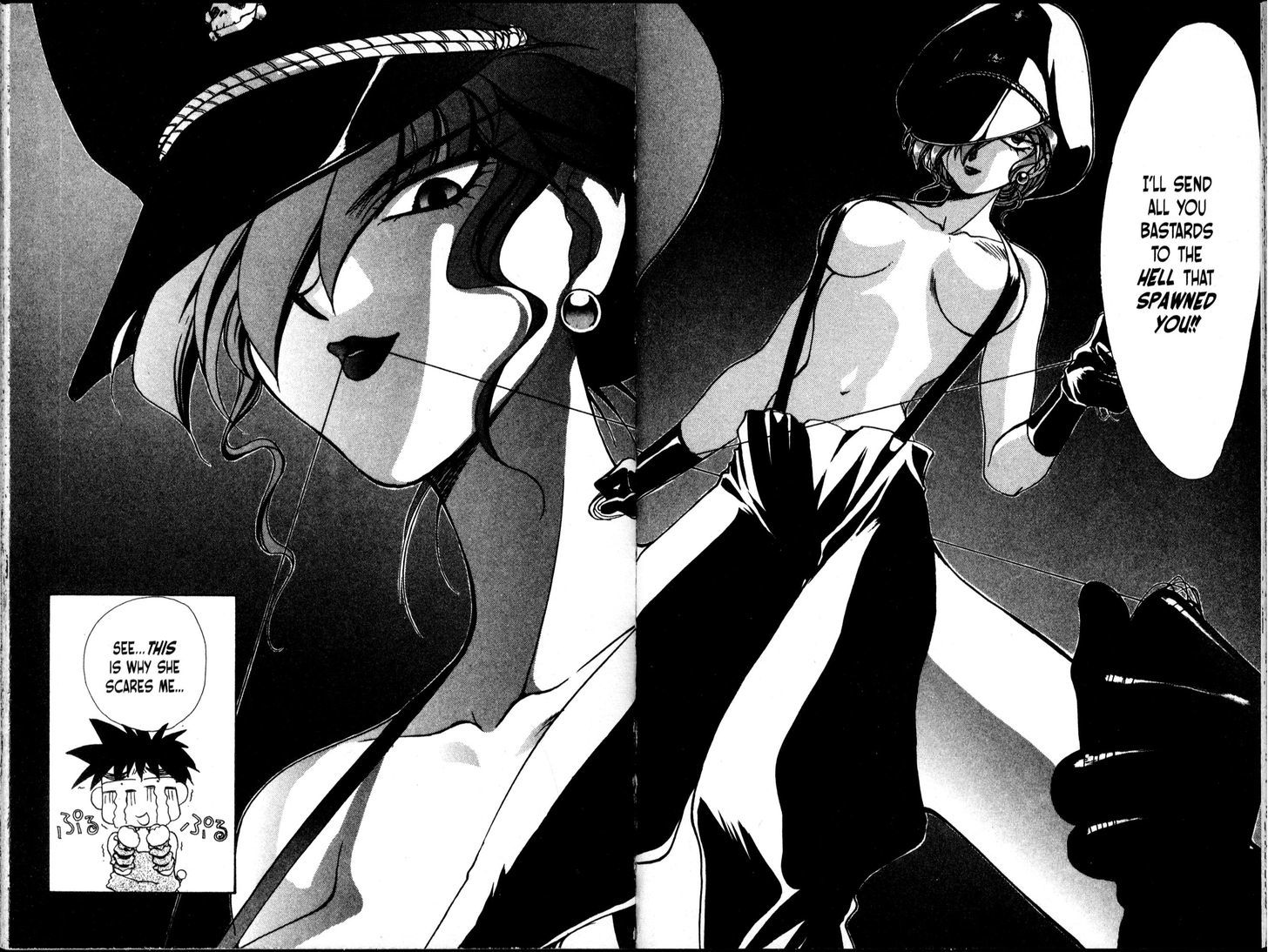 Bakuretsu Hunters Chapter 43 page 64 - Chapter 43 : Magic carpenter